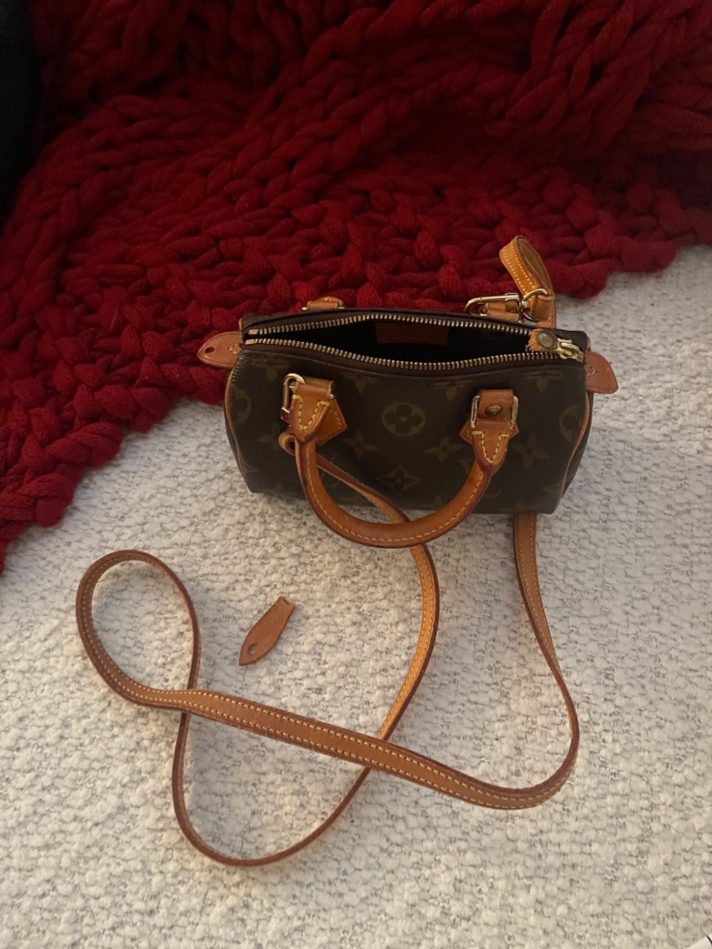 Louis Vuitton Nano Bag with Strap - Picture 5 of 16
